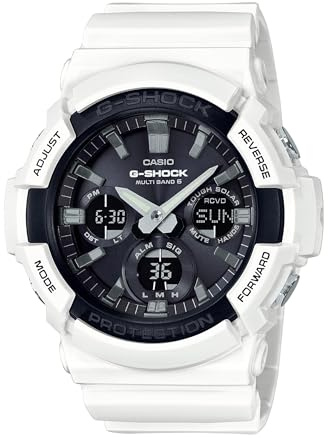 Casio Men's G-Shock GAS-100B-7ACR Solar White Resin Watch