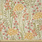 ABAKUHAUS Blume Stoff als Meterware, Alte Weinlese Ivy Flieder, Microfaser Stoff für Dekoratives Basteln, 1M (230x100cm), Sandbraun Zimt