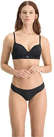 PUMA dam Puma Mjuk vadderad BH för kvinnor (1-pack) Vadderad BH