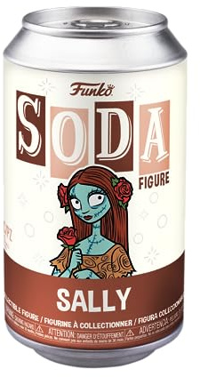 Funko Vinyl Soda: Disney The Nightmare Before Christmas 30th - Formal Sally - 1 Chance sur 6 D'avoir Une Variante Rare Chase - Figurine en Vinyle à Collectionner - Idée de Cadeau - Movies Fans