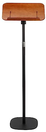 aleawol Buchständer Höhenverstellbar 80-130cm, Holz Leseständer mit Papierclips, Kochbuchhalter Buch Halterung zum Lesen für Noten Rezepten iPads Malerei