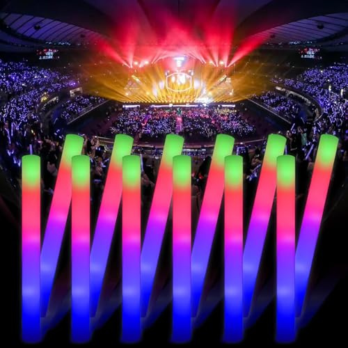 30pcs Fiesta Palos Luminoso,Barras Luminosas Fluorescentes, Palos Luminosos Para Fiestas - Barras Luminosas Para Fiestas Y 3 Colores Intermitentes De Color Para Fiestas De CumpleañOs,FüR Partys,Feste