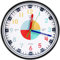 Orologio da Parete Educativo per Bambini 25 cm, Silenzioso Senza Ticchettio, Multicolore con Numeri Facili da Leggere, Ideale per Camera, Scuola, Casa - Design Moderno per Imparare l'Ora