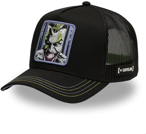 Capslab The Joker A-Frame Trucker Cap Schwarz - One-Size