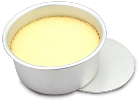 EUBSWA Rund bakform, 34 cm kakform rund, bakformsset tårtform bakformar rund rostfri kakform med non-stick beläggning för kakor, brownies, tårtor, lasagned