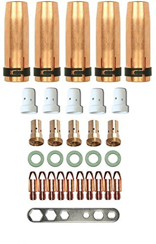 Verschleissteile Set für Schweiß Brenner MB 401/501 TBI 411/511 400 500 MIG MAG mit 1,0 mm Düsen