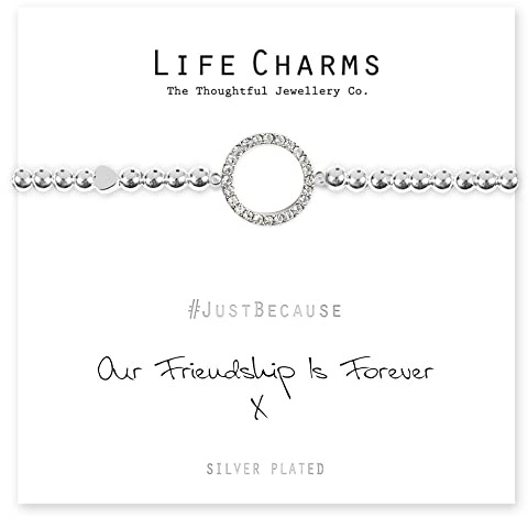 Life Charms Women Jewellery Forever Friendship Bracelet Wristband Ladies Gift