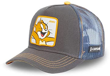 Capslab Jerry Gris Tom et Jerry Casquette de Camionneur