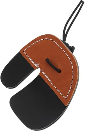 VICASKY Ledertab mit Fingertrenner Fingertab BogenschießEn Handschuh Finger Schutz Bogensport BogenschießEn Fingertab Bogensport Fingerschutz BogenschießEn Fingertab Aus Leder