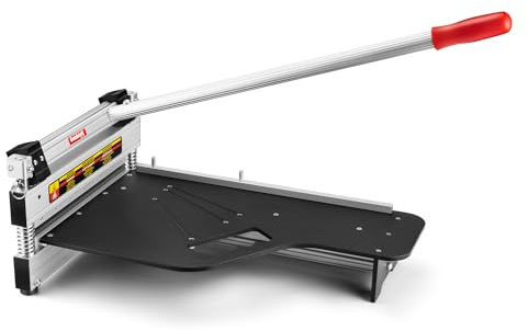 Goldblatt Taglierina professionale per pavimenti laminati da 33 cm, con anima rigida in vinile, per tagliare pavimenti multistrato, parquet, legno duro, rivestimenti in pannelli di cemento, VCT, LVT,