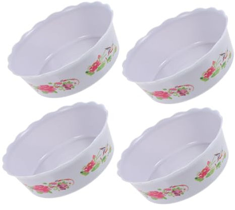 SUPVOX 4pièces Pot De Fleurs Plastique pour Lotus Vivants Jardinières Bol Pot Hydroponique pour Jonquilles Et Plantes Aquatiques