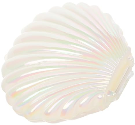 Hemobllo Organizador de Joyas Forma de Concha Caja de Almacenamiento para Collares Pulseras y Anillos Estuche Decorativo para Escritorio y Tienda para y Organización de Joyas