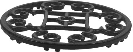 BESPORTBLE Round Wok Ring Pot Rack for Gas Stove, Non-Slip Iron Wok Stand, Stove Grill Top Replacement Accessory for Kitchen Cooking