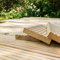 HOME DELUXE - Holz Terrassendiele Lärche ARIS - 16 m², Inkl. Unterkonstruktion und Montagematerial I Terrassenboden Poolumrandung Balkonbelag
