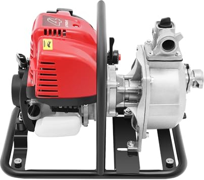 GramStudio Bomba de agua de gasolina de 4 tiempos, bomba de motor de alta presión para jardín, bomba de lodo, bomba de gasolina, motor de un cilindro refrigerado por aire, 38cc, 1,2 kW, 8500 rpm