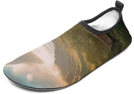 Wilderness Park Wasserschuhe für Damen und Herren, Barfuß, schnelltrocknend, Aqua-Socken für Strand, Surfen, Schwimmen, Wassersport, Stil:, 3.5 UK Men/ 2 UK Women