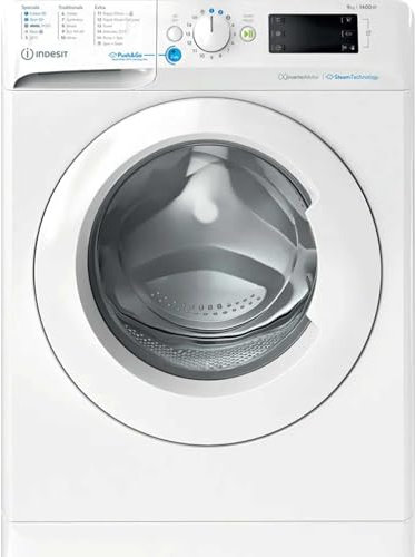 Indesit BWE 91496X WV UK Steam Push&Go 9kg 1400rpm Washing Machine - White