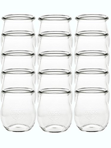 8er Set Weck Gläser 220 ml Tulpengläser Einmachgläser Sturzgläser Weckgläser
