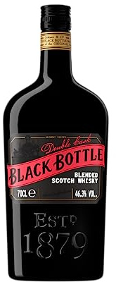 Black Bottle Double Cask | Blended Scotch Whisky | 46.3% ABV| 70cl | Limited Edition | Sherry Finish Whisky | Blend the Rules