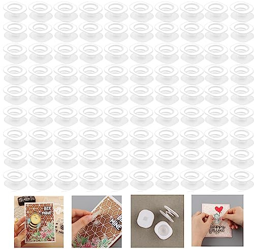 BAOFALI 90Pcs/Set Mini Action Wobbles,Self-Adhesive Springs,Small Wobblers Movers for for Card Making DIY Scrapbooking Arts Projects Handmade Crafts Scrapbooking Embellishments
