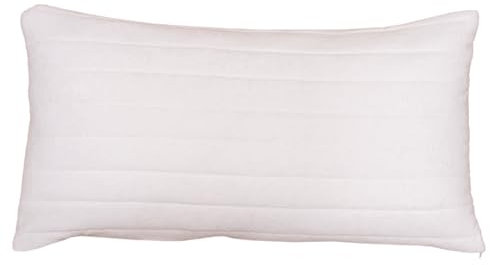 allnatura Hevea Latexflocken Kopfkissen 40x80 cm aus Naturkautschuk - orthopädische Stützkraft und trotzdem weich und griffig - höhenverstellbar & klimatisierend für Seitenschläfer und Rückenschläfer