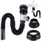 Flexibler Ablaufschlauch, Siphon mit Ablaufgarnitur, Abflussrohr-Kit für Waschbecken Abfluss, Siphon Für Küchenspüle, Geruchsverschluss für Waschbecken 280-800mm Erweitert Werden Können