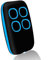 Telecomando Cancello Universali 4 in 1, Telecomando Rolling Code universale multifrequenza da 280 a 868mhz. Radiocomando Cancello programmabile Versione aggiornata con Lista compatibilità (Blu)
