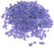 QUARKZMAN Gravier en Verre Décoratif 3-6mm 450g/1 LB Rocher de Sable Irrégulier Violet pour la Décoration des Plantes d'Aquarium