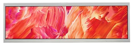 VSDISPLAY 14.5 inch 2560x720 USB C IPS White Strip Bar LCD Monitor, Universal Replacement for 3 * 120 mm Fan of the PC Case