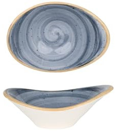 Bonna Placa de servicio - Aura Dusk - Porcelana - 10 cm (45cc) - juego de 2