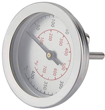 Termometri da forno 100~700 BBQ Grill Termometro Temperatura Gauge Quadrante analogico Doppia scala