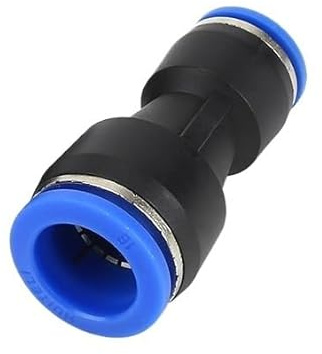 Supkancl 1 Pieza de 4 mm, 6 mm, 8 mm, 10 mm, 12 mm, 14 mm y 16 mm, unión de Tubo de Manguera, Reductor Recto, Conector rápido de conexión a presión.(PG16-8)