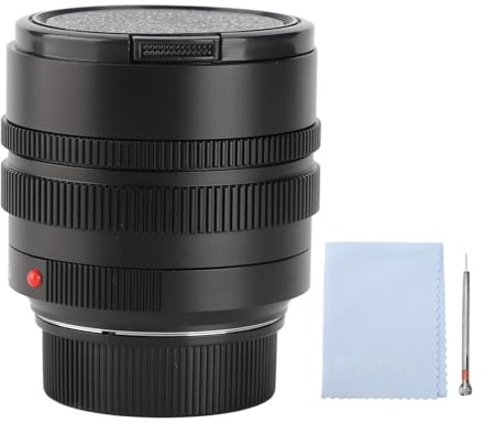 Fast objektiv 1.9 Brytningsindex M-fattning Kameraobjektiv 6 grupper F1.1 Stor bländare med objektiv for gatufotografering
