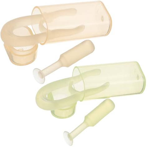 CIYODO Outil Retrait et Application Lentilles de Contact Souples Kit 2 Pièces avec Pince et Ventouse en Silicone Souple Accessoire Hygiénique Polyvalent pour Maquillage et