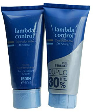 ISDIN Set de Lambda Control Desodorante Crema y Crema intensa para 48 horas - 50 ml.