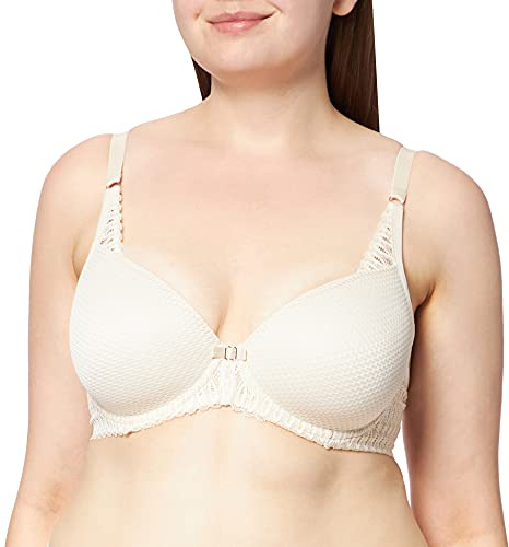 Triumph Damen BH Aura Spotlight WHP, mit Bügel, Gepolstert, Verstellbare Träger, 90B, Creamy Dream