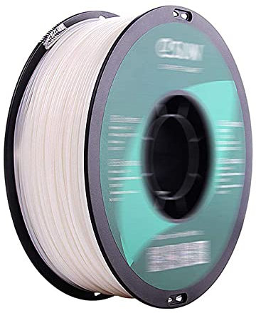 ABS-Filament-1,75mm, 3D-Drucker-Verbrauchsmaterial, 3D-Druckerfilament 2kg, niedriger Geruch, nicht-stechendes ABS,Weiß
