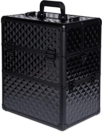 NEONAIL UV Nagellack Koffer Organizer - Make Up Organizer - Schminkkoffer - Kosmetikkoffer - Nagellack Aufbewahrung - Beauty Case - Nail Art - Koffer groß - Größe L