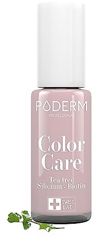 PODERM - TEEBAUM-NAGELLACK COLOR CARE Parma - verbessert das Aussehen für die gelbe oder brüchige Nägel - 2 IN 1 PFLEGE - Hergestellt in der Schweiz