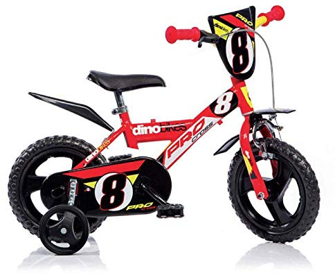 Bici per Bambino Bicicletta Dino Bikes Pro Cross Serie 23 Taglia 12 - 14 (Cerchio 12 Pollici)