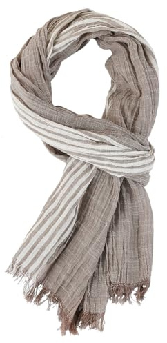 YONKOUNY Sciarpa Uomo Invernale Caldo Elegante Lunghe Sciarpa Scaldacollo Casual Business (Khaki)