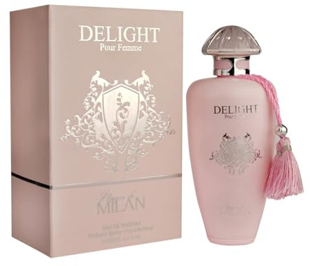 Delight Perfume | Delight Eau de parfum pour femme 100 ml | Parfum vanille, rose et musqué | Parfum Delight Spray pour femme fabriqué aux Émirats arabes unis par Sapphire's choice