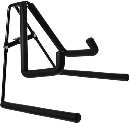 Parliky Elegante Schwarze Ukulelenhalterung Faltbarer Gitarrenständer Gitarrenhalter Einfach Zu Installierender Notenständer