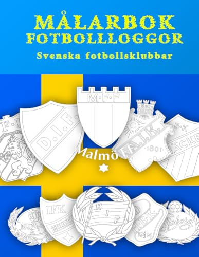 Målarbok Fotbollloggor - Svenska fotbollsklubbar