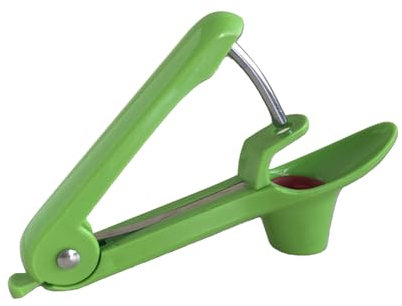 Denoiautore ciliegia e prugna,Acciaio ciliegia prugne frutta snocciolatore manuale multifunzionale per uso domestico, in acciaio Mirabelle Denoyauteur Olive Portatile Plastica Cucina per frutta