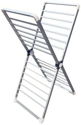 Tors & Olsson X-Frame Heated Clothes Drying Rack – 300W Electric Foldable Indoor Laundry Dryer, Energy-Efficient & Lightweight