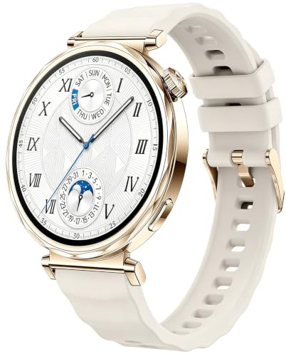 Aurrain 18mm silikon klockarmband för Huawei Watch GT6/GT5/GT4 41mm/GT5 Pro 42mm,Unisex mjukt sportklockarmband i silikon.