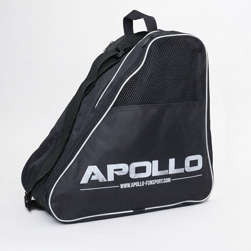Apollo Bolsa de skate, práctica bolsa para patines de hielo, espaciosa bolsa en línea para niños y adultos, elegante bolsa para patines y accesorios, accesorio perfecto para los amantes de las ruedas