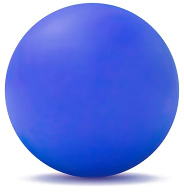 WOVTE Massage Lacrosse Ball for Myofascial Release, Foot, Back, Trigger Point Treatment Ball, Muscle Knot, Yoga (Royal Blue)