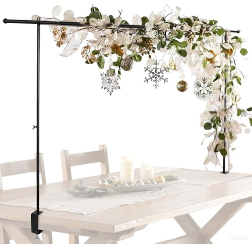 Support d'Arche de Table avec Pinces,Support À Ballonnette Réglable avec Pinces | Décor D'intérieur pour Suspension Enseigne | Mariage Pique-Nique Noël Fête Guirlande Artisanat